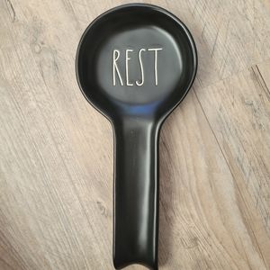 Rae Dunn Spoon Rest Black